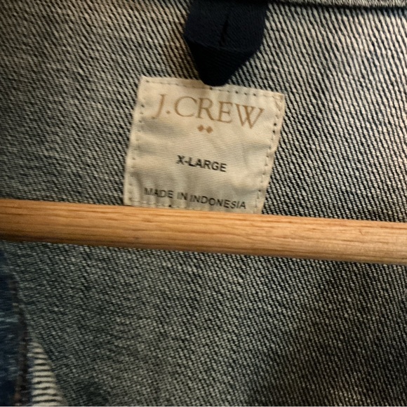 J CREW-CLASSIC women’s denim jacket size extra large - Picture 2 of 11